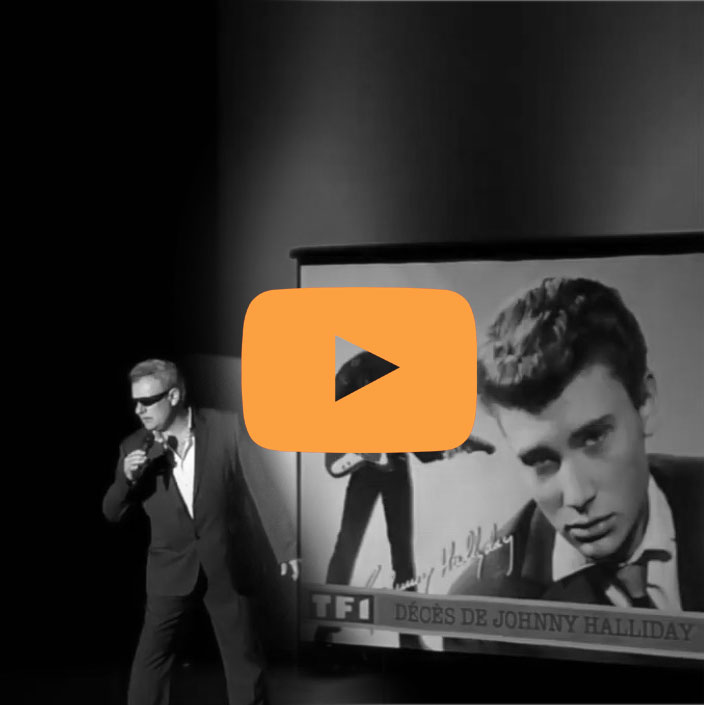 Bruno Blondel en duo avec Jhonny Hallyday